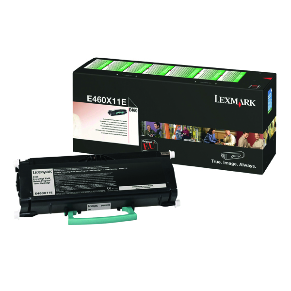 Lexmark E460X11E -laserv&auml;rikasetti, musta