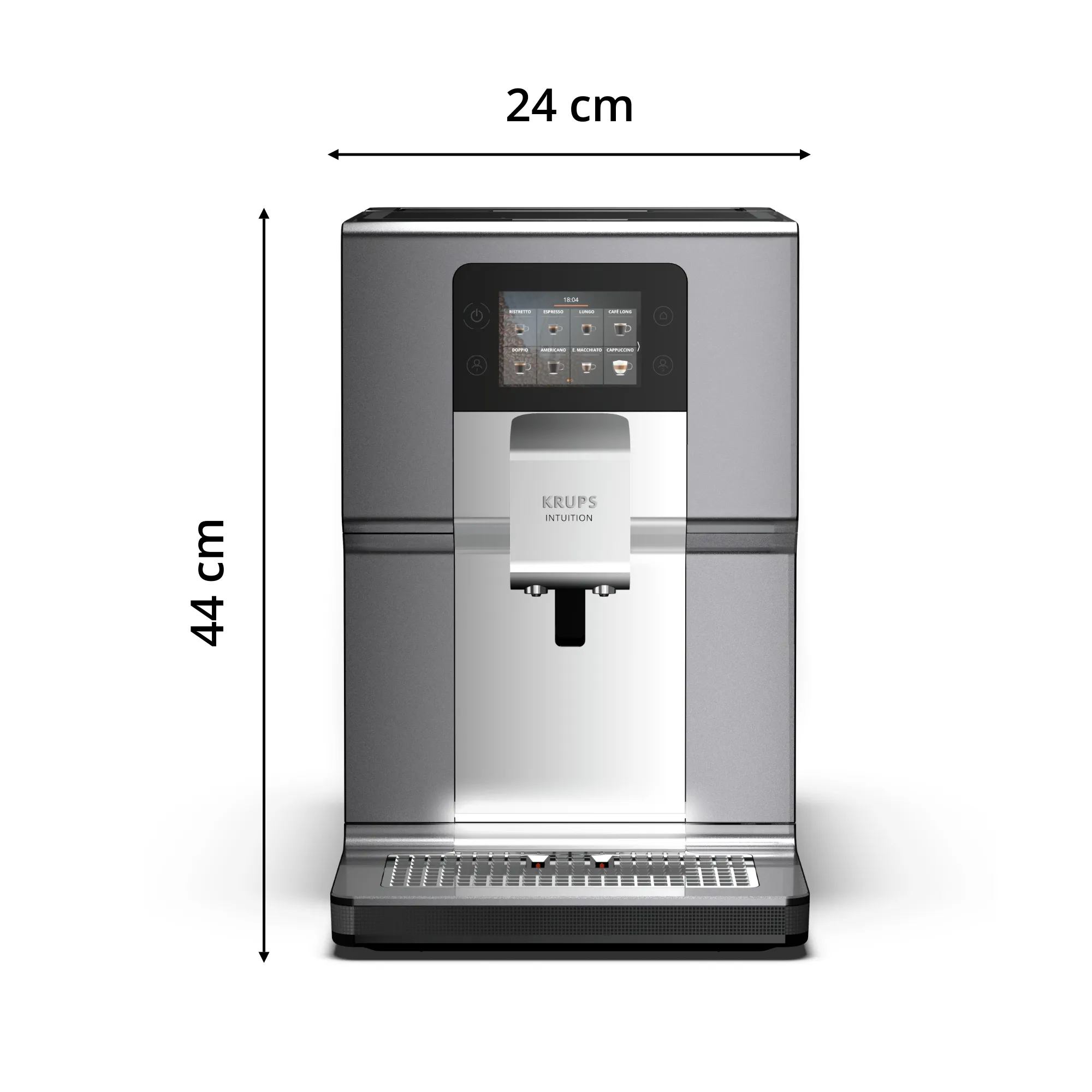 Krups Intuition Preference+ EA875E10 - espressomaskin, Grå