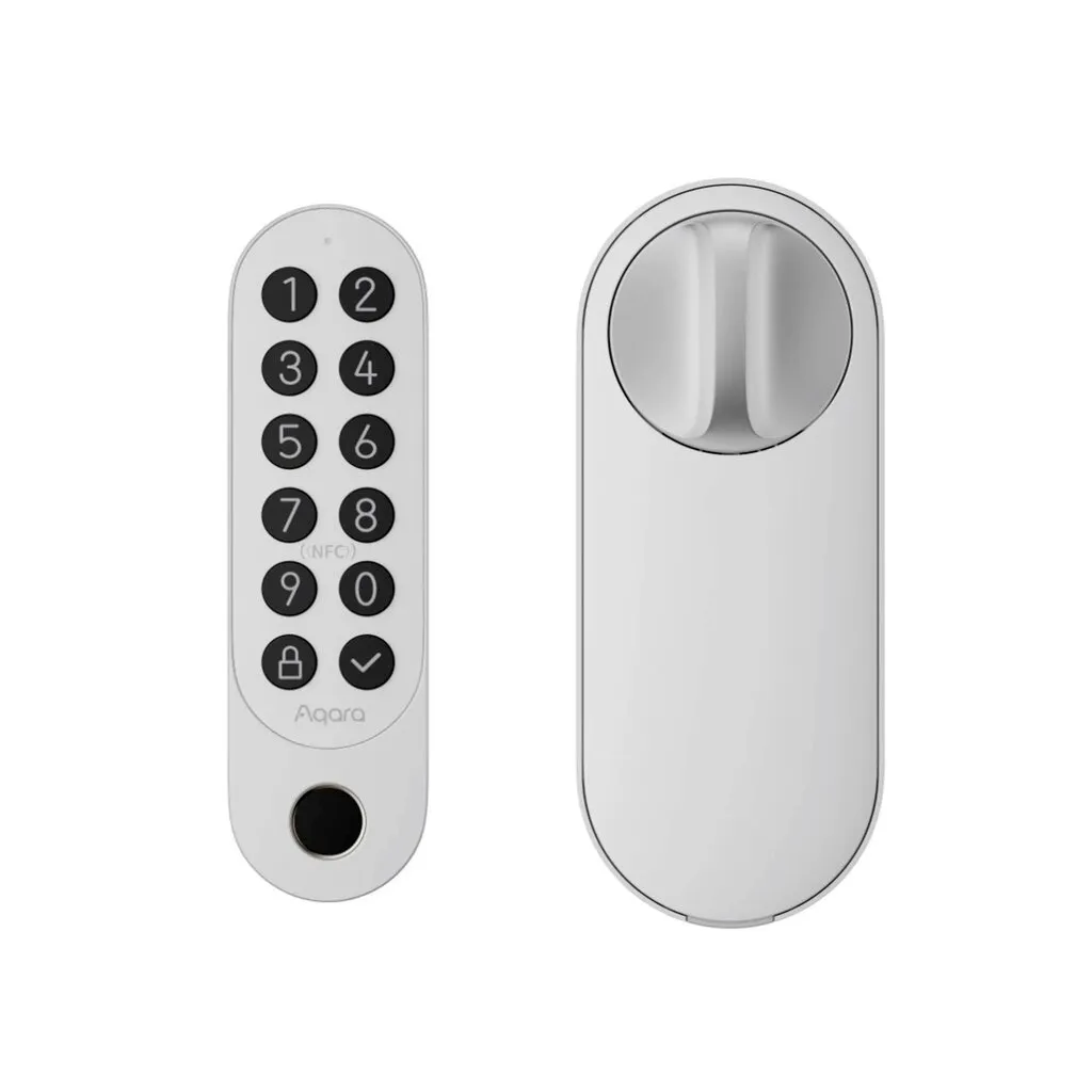 Aqara Smart Lock U200 Kit, vit (HomeKit, Matter, Thread)