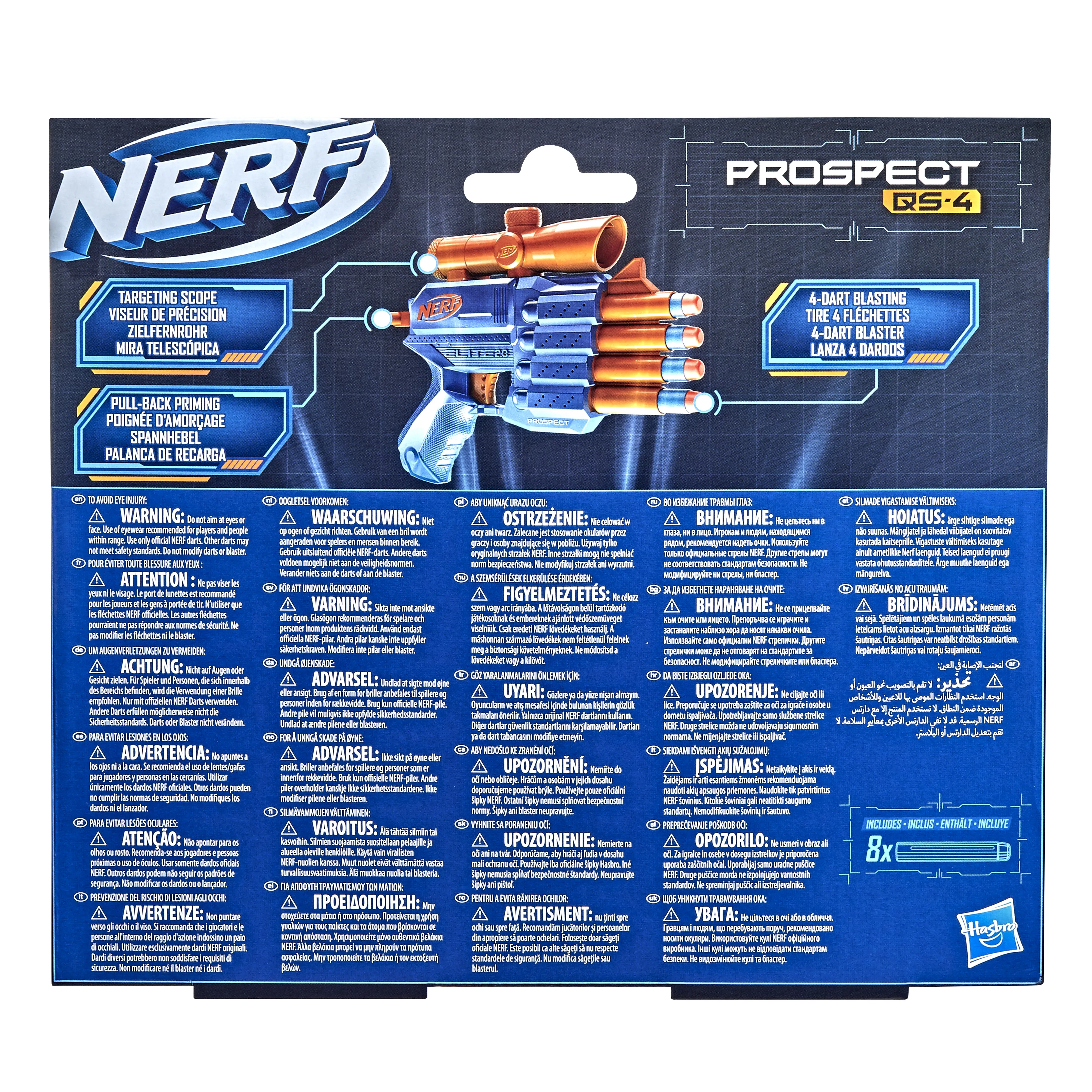 Nerf Elite 2.0 Prospect QS-4 -vaahtomuoviase