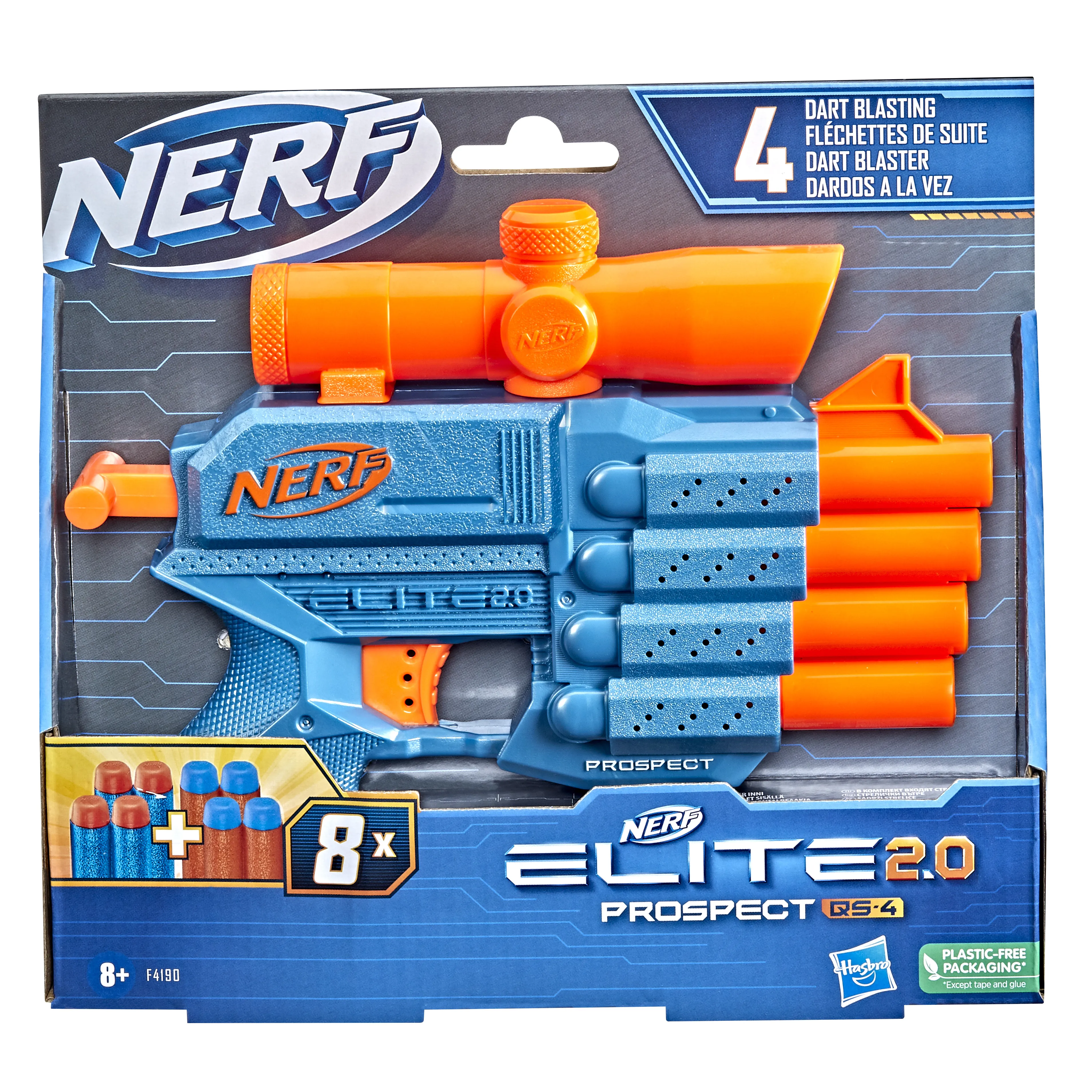 Nerf Elite 2.0 Prospect QS-4 -vaahtomuoviase