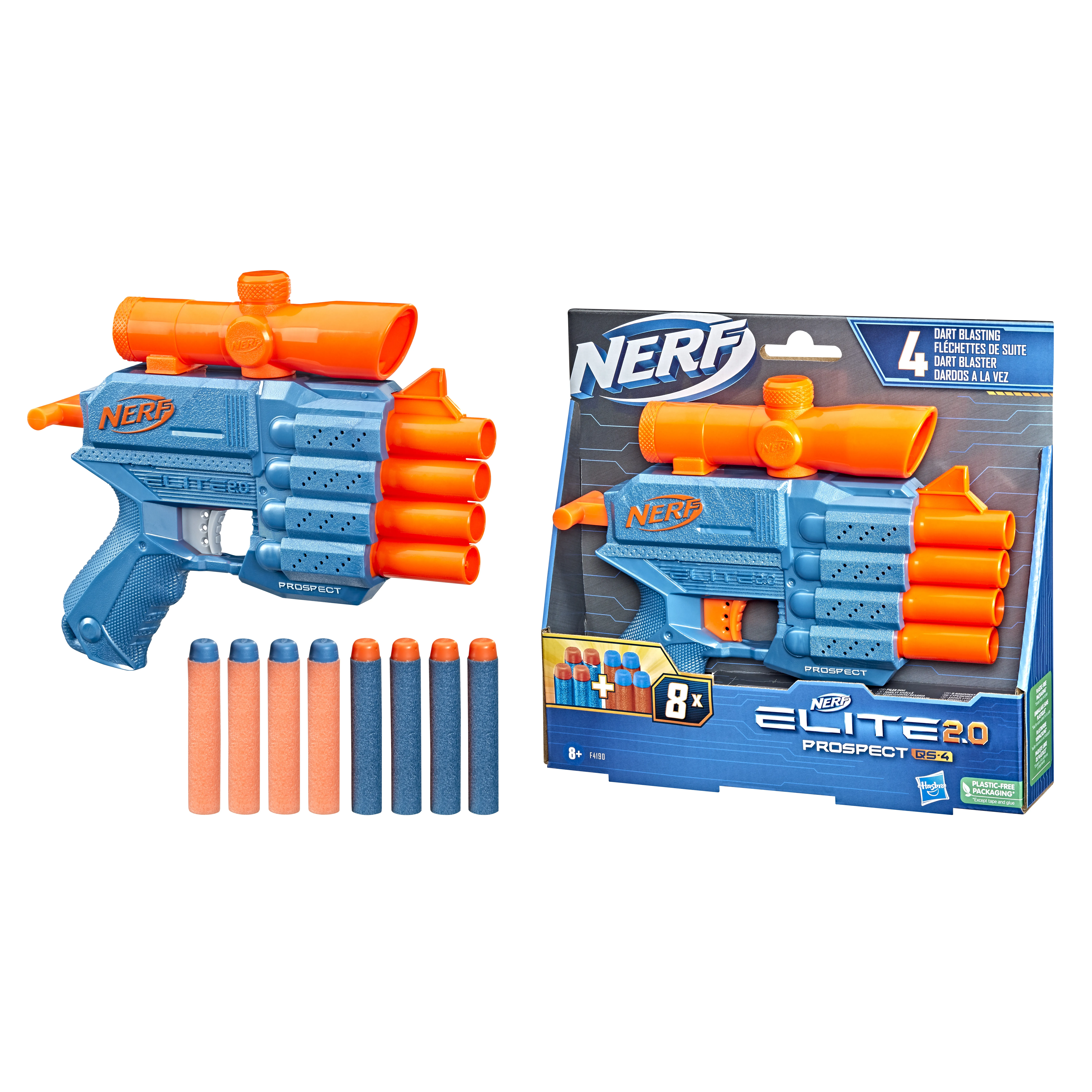 Nerf Elite 2.0 Prospect QS-4 -vaahtomuoviase