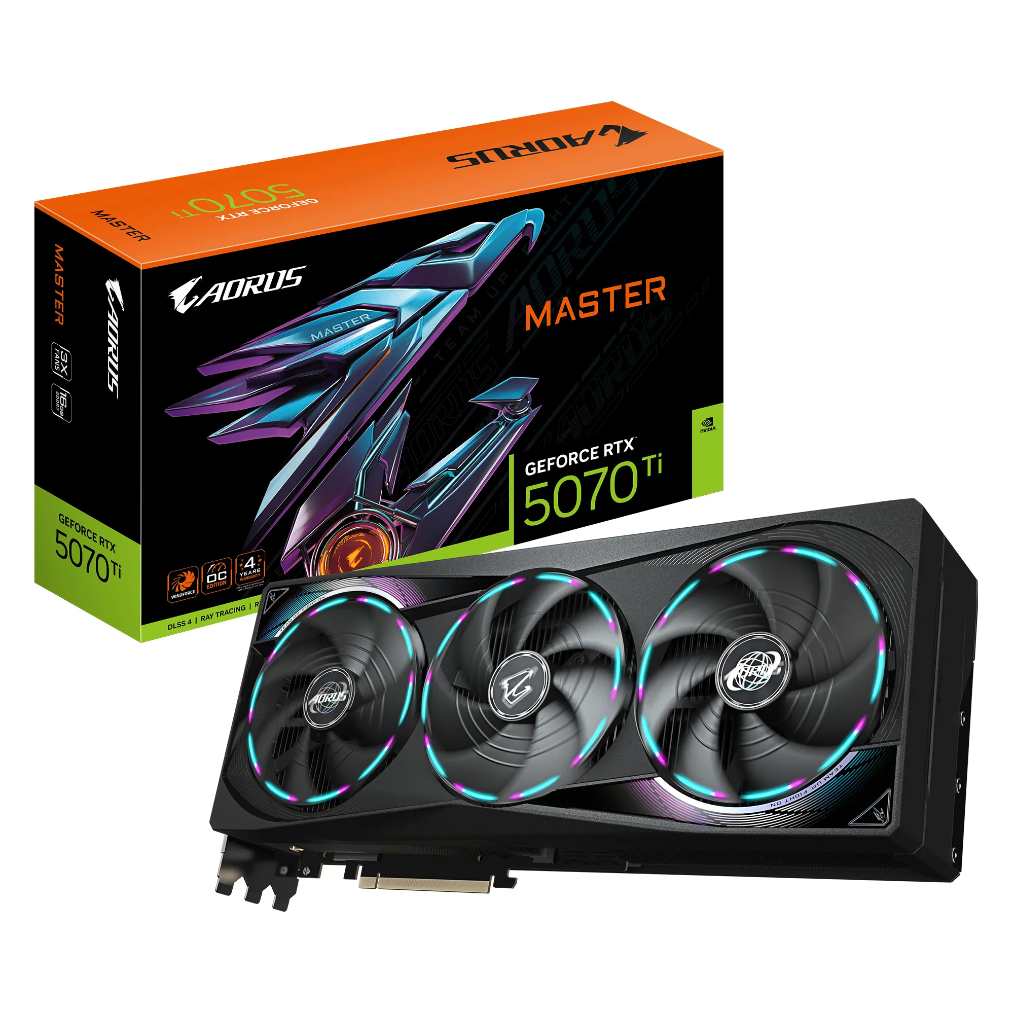 Gigabyte GeForce RTX 5070 Ti MASTER OC 16GB - Graphics card