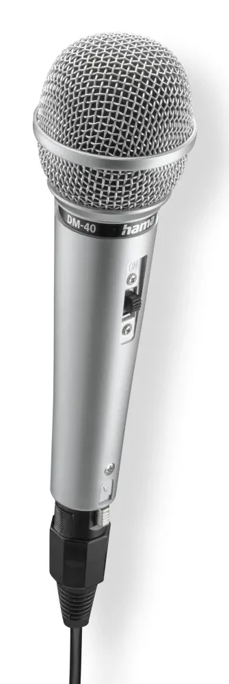 Hama Jam Star Dynamic Microphone, Silver