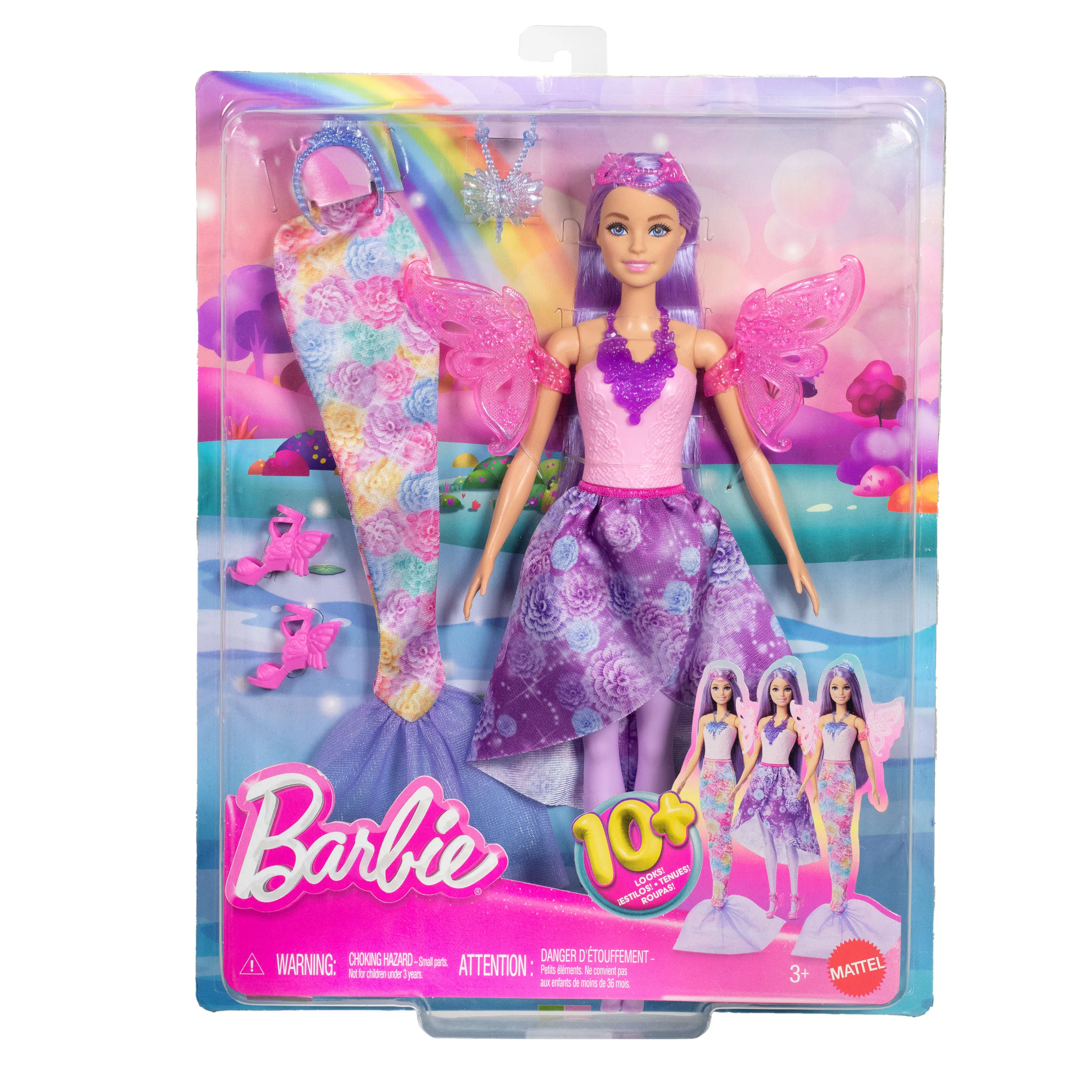 Mattel Barbie 3-in-1 Fantasy Doll