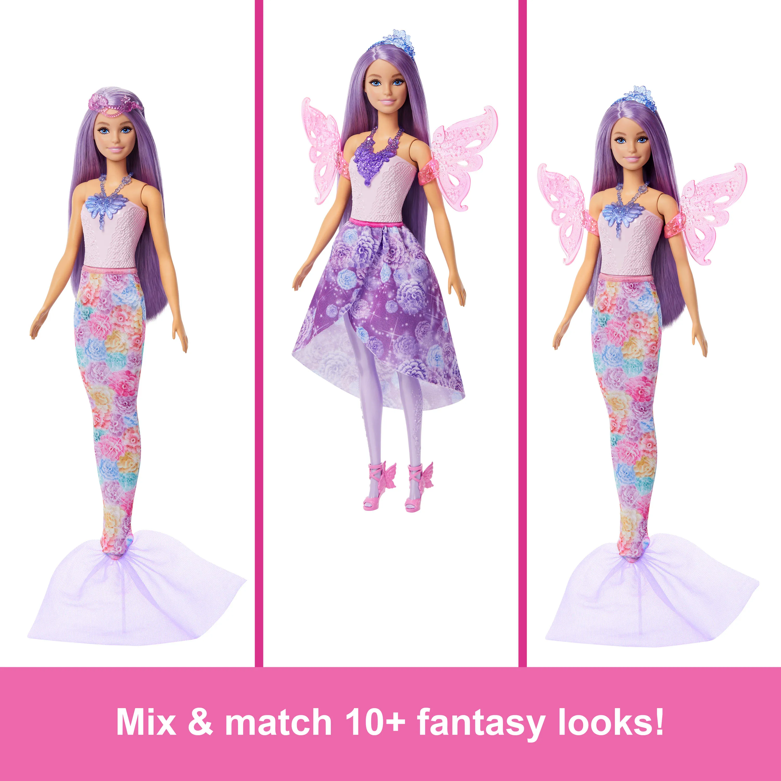 Mattel Barbie 3-in-1 Fantasy Doll