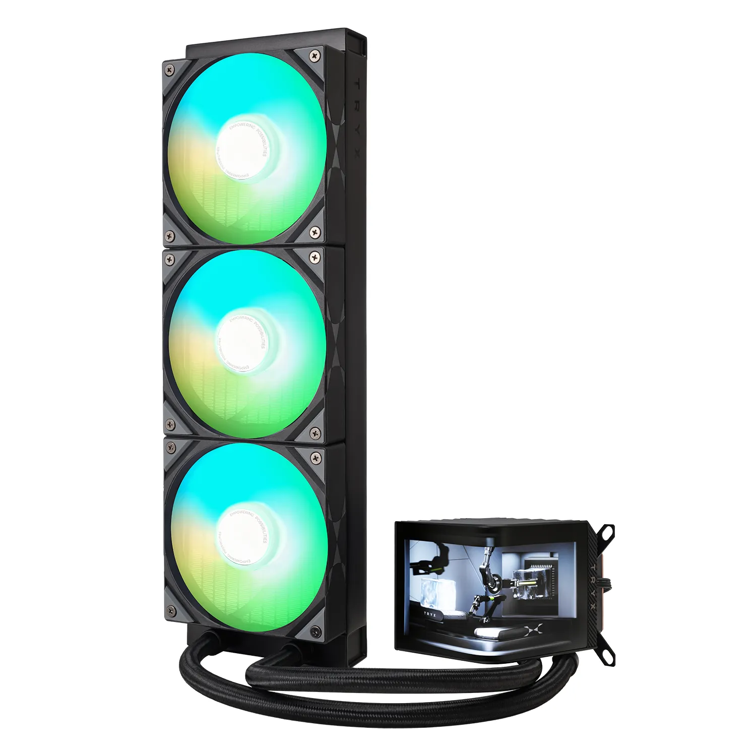 Tryx Panorama 360mm AIO ARGB - liquid cooler, black