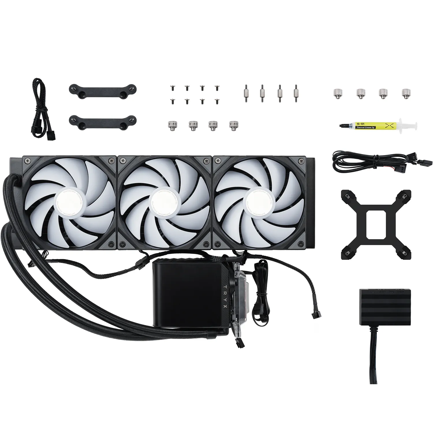 Tryx Panorama 360mm AIO ARGB - liquid cooler, black
