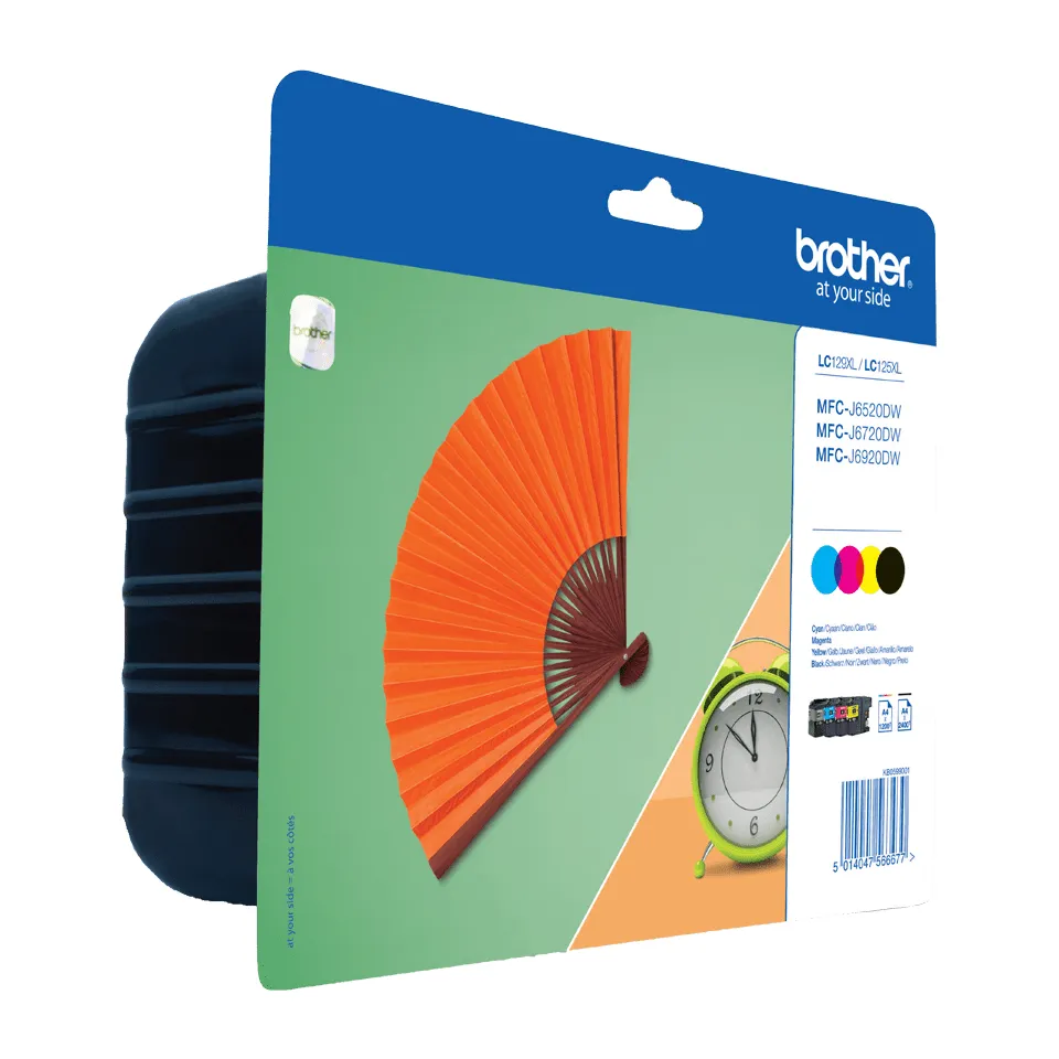 Brother  LC129XLVALBP - ink cartridge, Black, Cyan, Maroon, Yellow