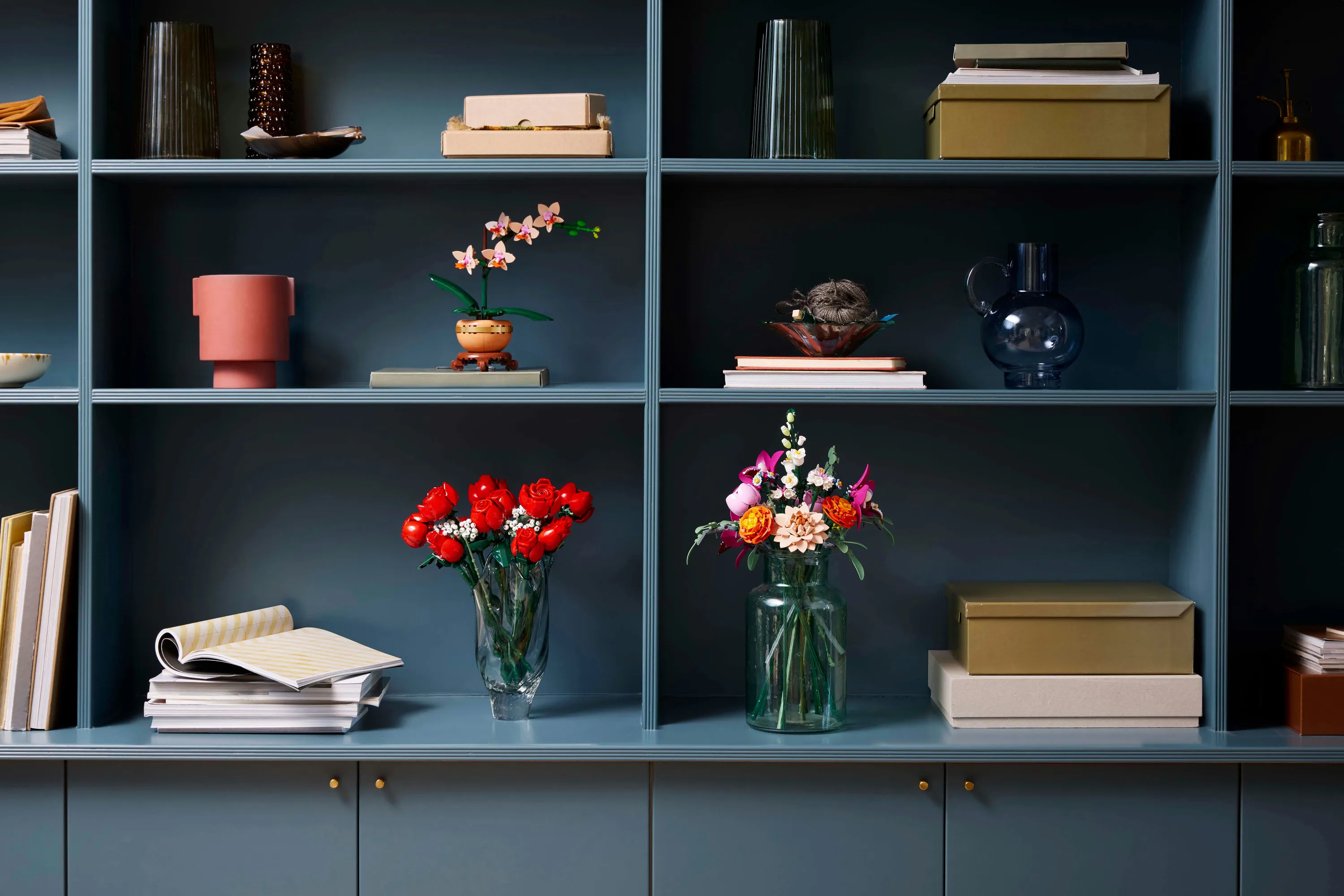 LEGO Botanicals Vacker rosa blomsterbukett 10342