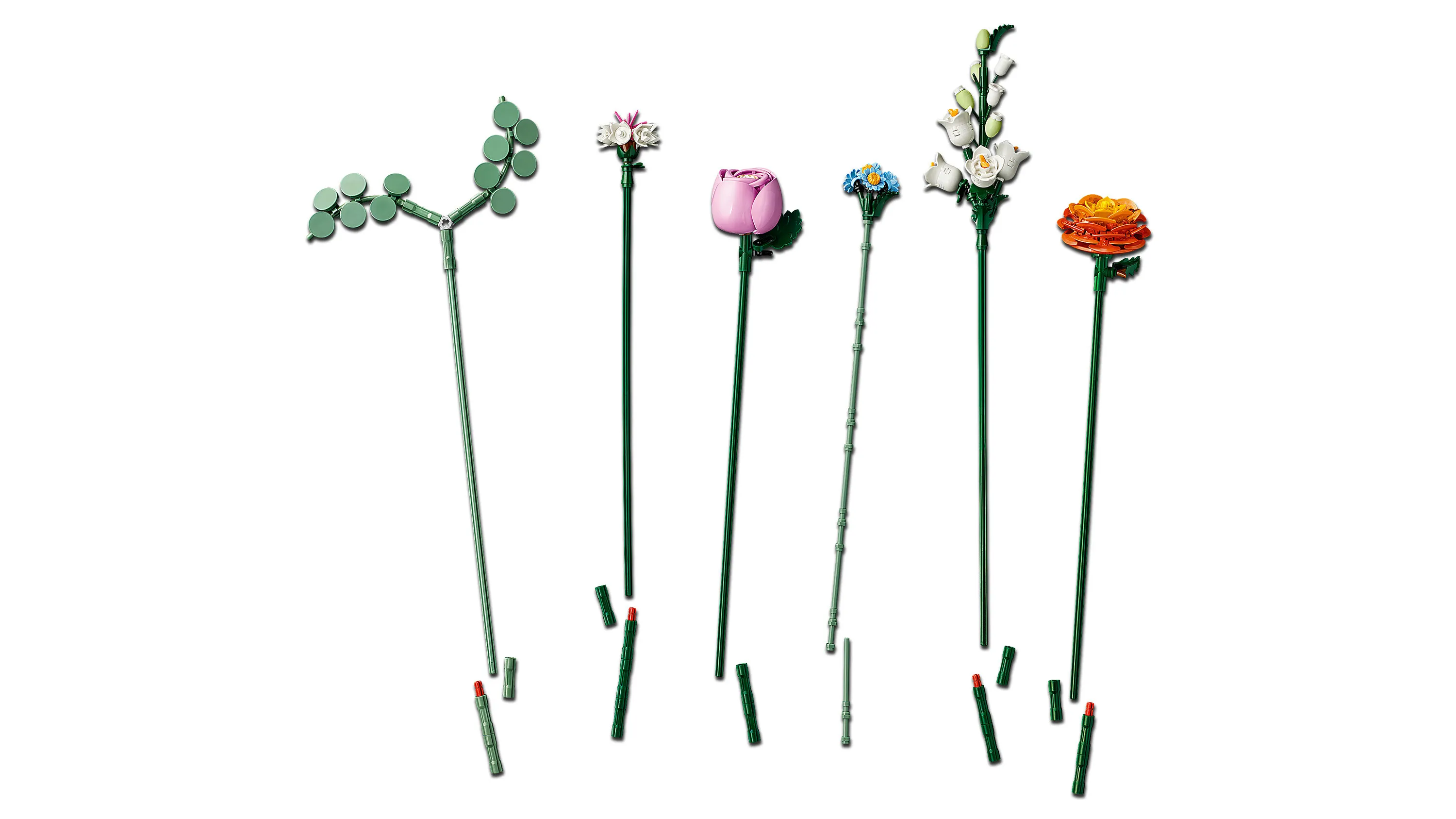LEGO Botanicals Vacker rosa blomsterbukett 10342