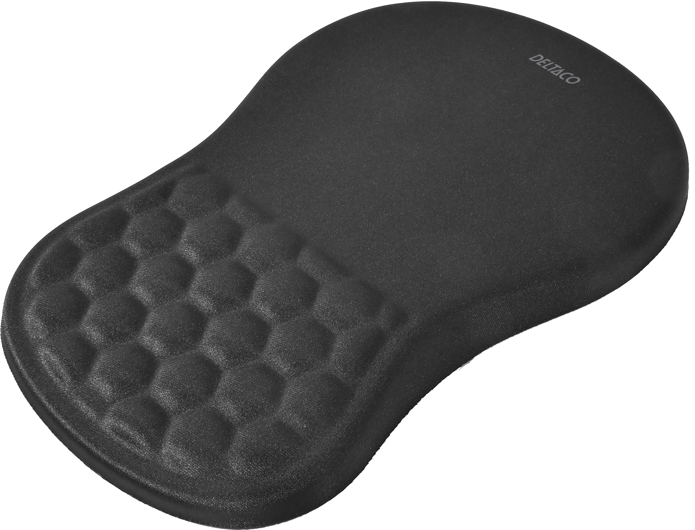Deltaco -ergonominen hiirimatto rannetuella