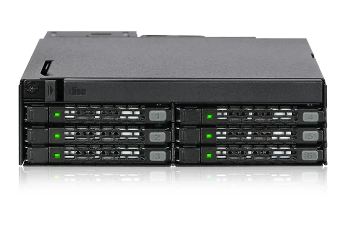 ICY DOCK 6x 2.5" SATA/SAS + Ultra Slim-ODD SATA to 1x 5.25" bay mobile