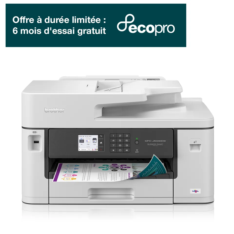 Brother MFC-J5340DW A3 -mustesuihkumonitoimilaite