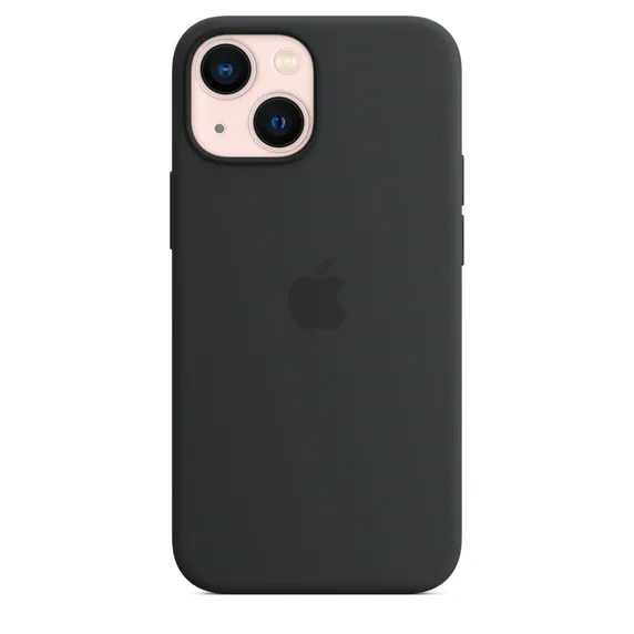 Apple iPhone 13 mini, MagSafe -silikonikuori, Midnight