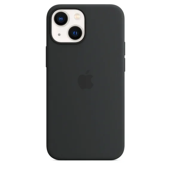 Apple iPhone 13 mini, MagSafe -silikonikuori, Midnight