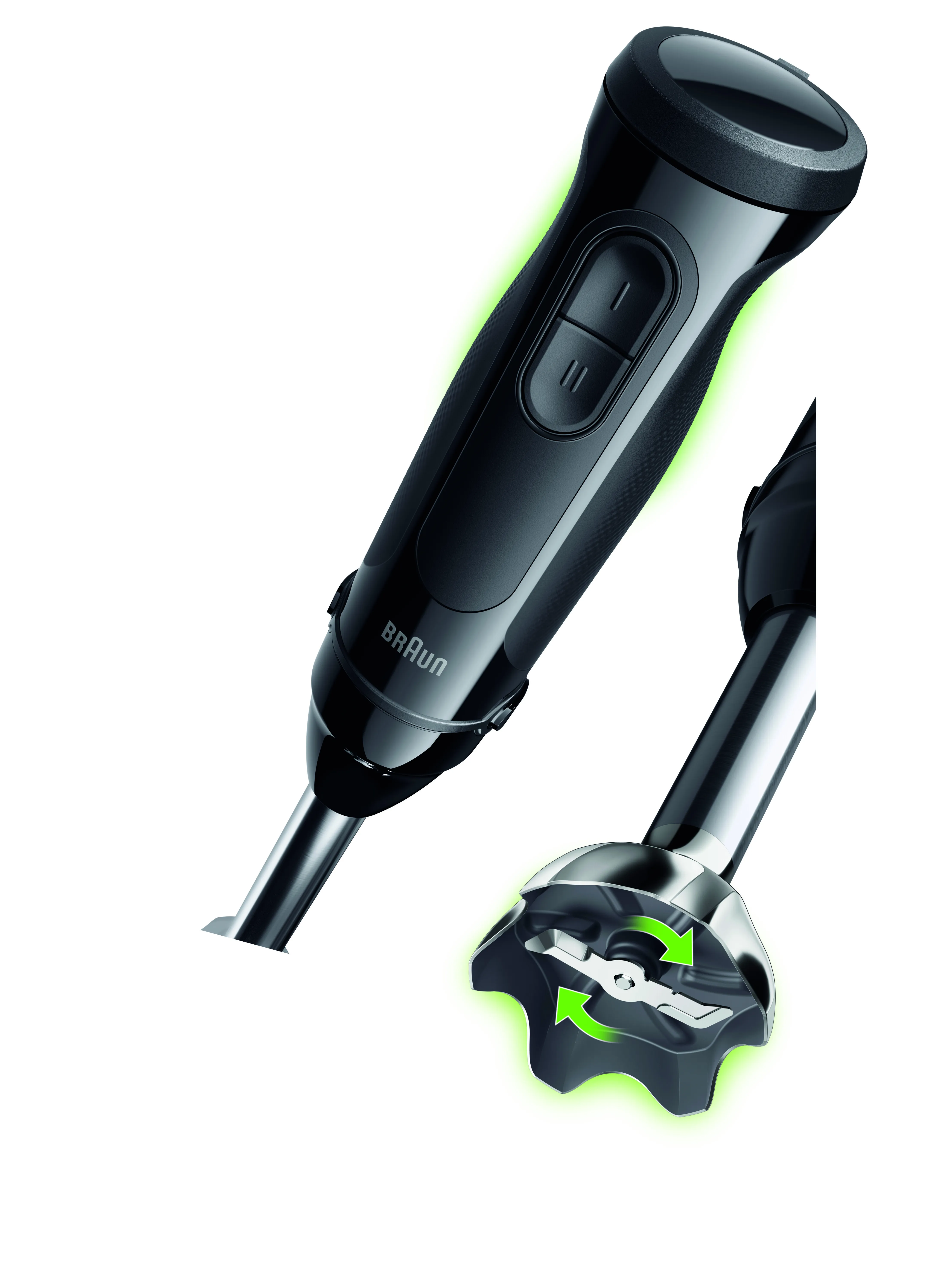 Braun MultiQuick 3 MQ30201MBK 900 W 0,6 l stavmixerset, svart, Satin steel