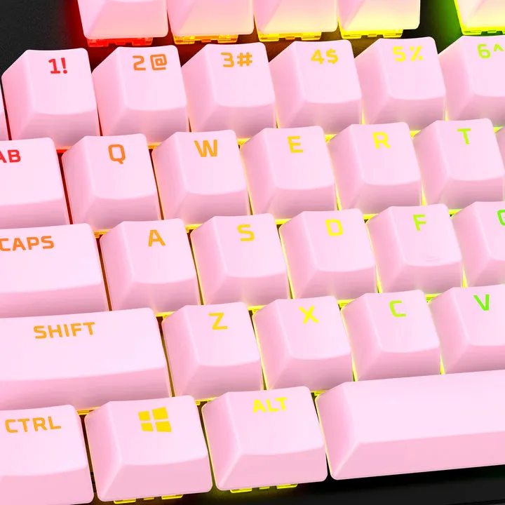 HyperX Rubber Keycaps Gaming Accessory Kit NO Pink