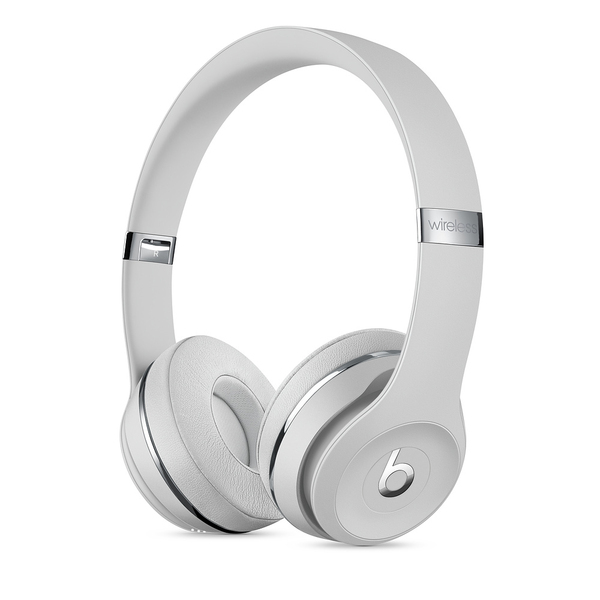 Beats Solo3 Wireless on-ear-h&ouml;rlurar &ndash; satin/silver