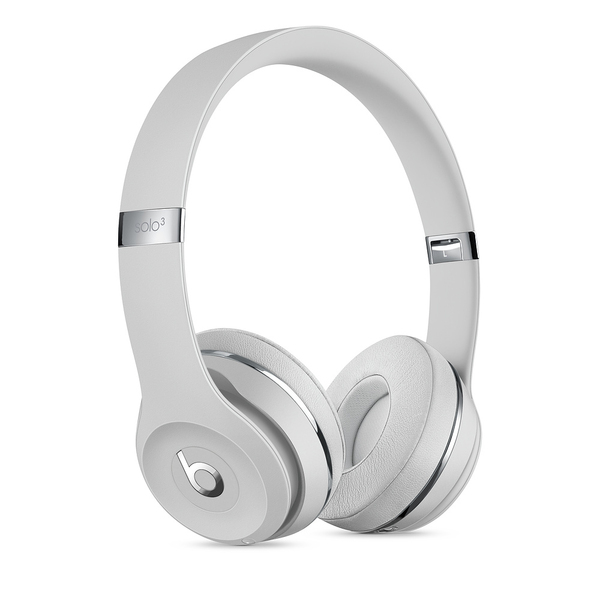 Beats Solo3 Wireless on-ear-h&ouml;rlurar &ndash; satin/silver