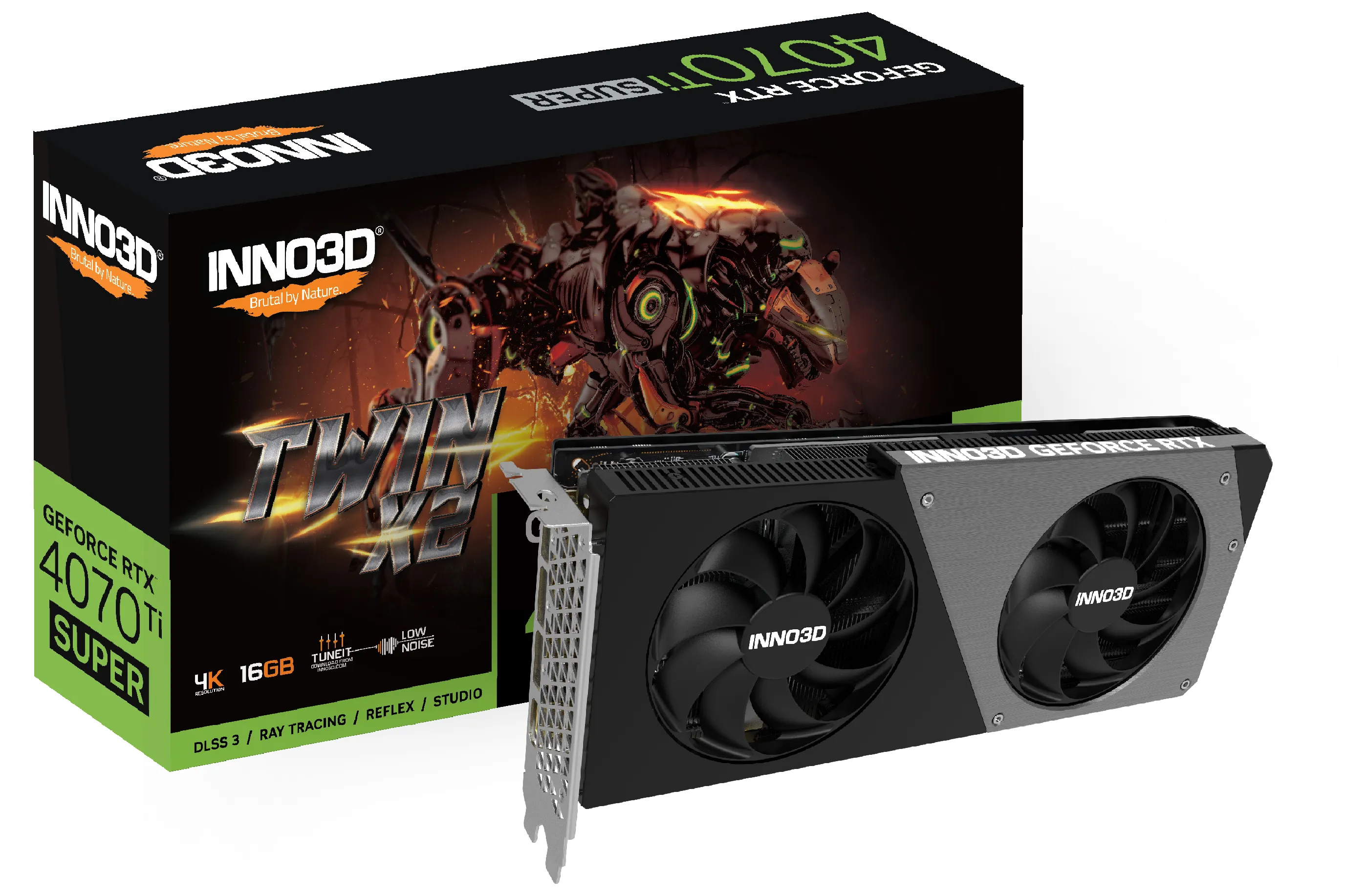 Inno3D GeForce RTX 4070 Ti SUPER Twin X2 16 GB - grafikkort