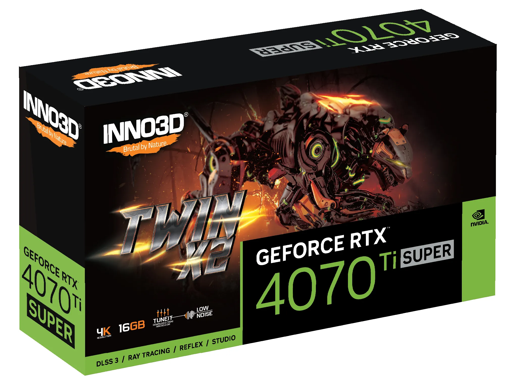 Inno3D GeForce RTX 4070 Ti SUPER Twin X2 16 GB - grafikkort