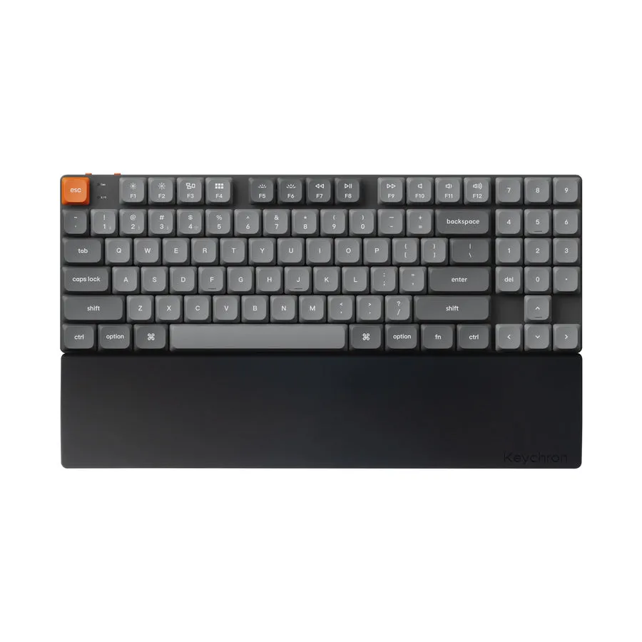 Keychron K4 Pro/Q5/V5 Silicone - handledsst&ouml;d, Svart