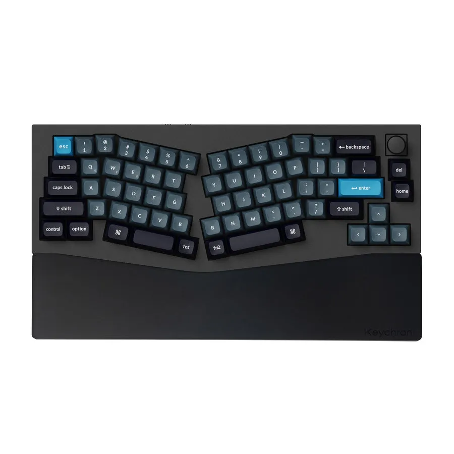 Keychron K4 Pro/Q5/V5 Silicone -rannetuki, Musta