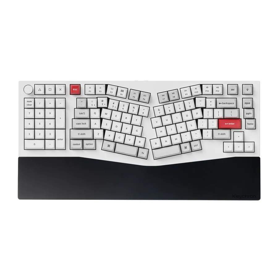 Keychron K4 Pro/Q5/V5 Silicone - palmrest, Black