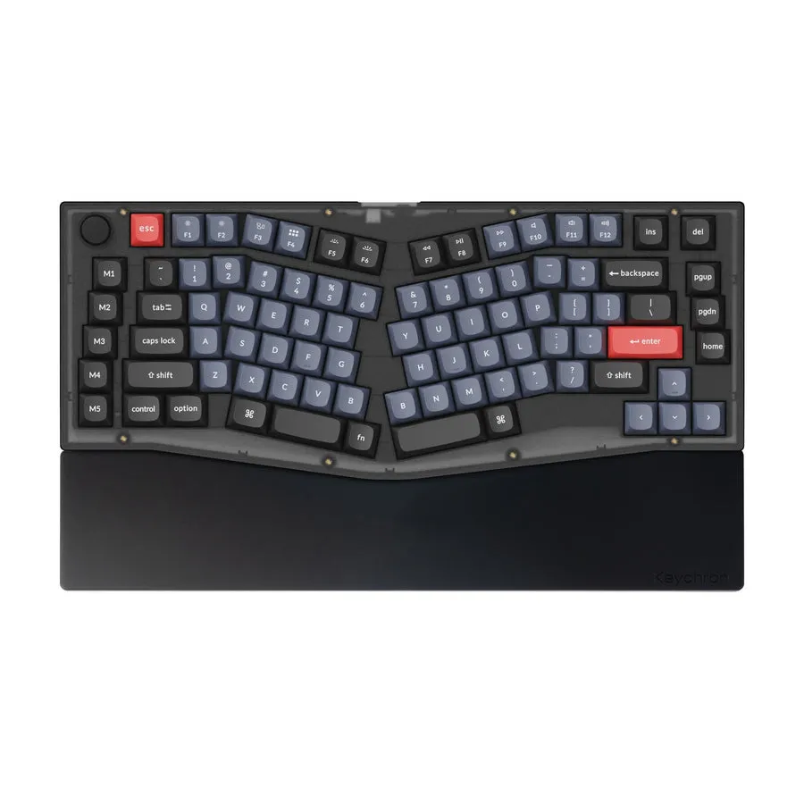Keychron K4 Pro/Q5/V5 Silicone - palmrest, Black