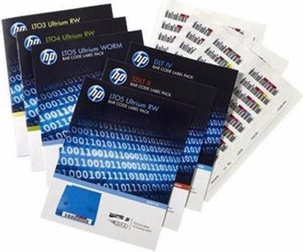 HPE Ultrium 6 RW Bar Code -paperikasetti, 110 kpl