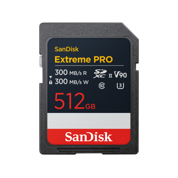 SanDisk Extreme PRO 64GB SDXC UHS-II U3 V90 card, Black