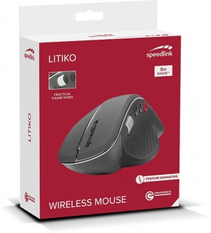 SpeedLink LITIKO Ergonomic - wireless mouse, black