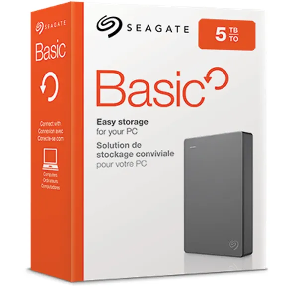Seagate Basic STJL5000400 5TB 2.5" External HDD, Silver