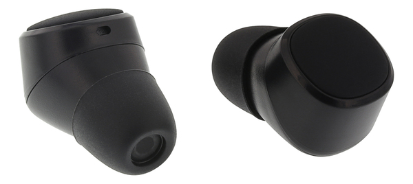 STREETZ True Wireless Stereo in-ear, IPX6, charge case, black