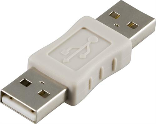 DELTACO sukupuolenvaihtaja USB A-A uros