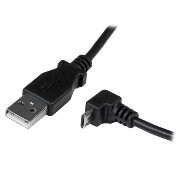 Startech  USB-A - Micro-USB B -kaapeli, 2m, Musta