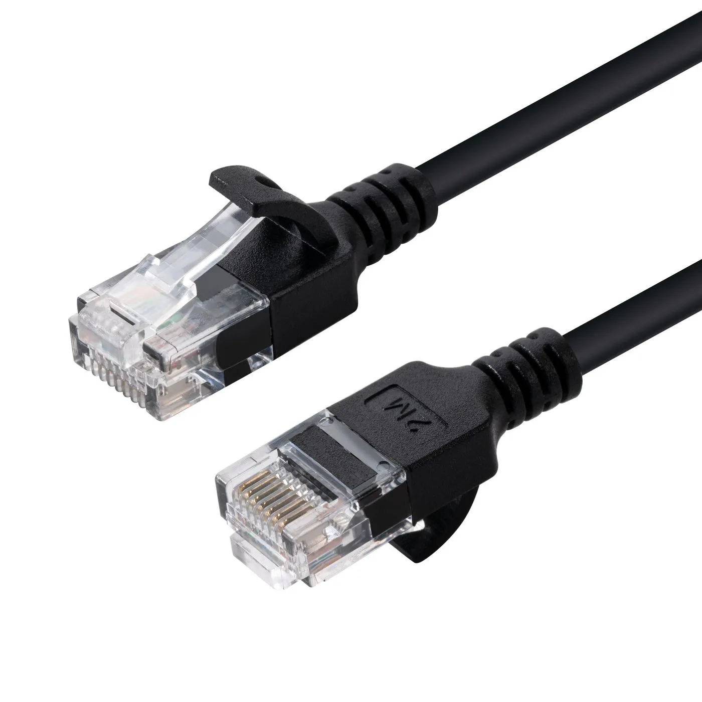 MicroConnect Cat6a U/UTP RJ45 1.5m Network Cable, Black
