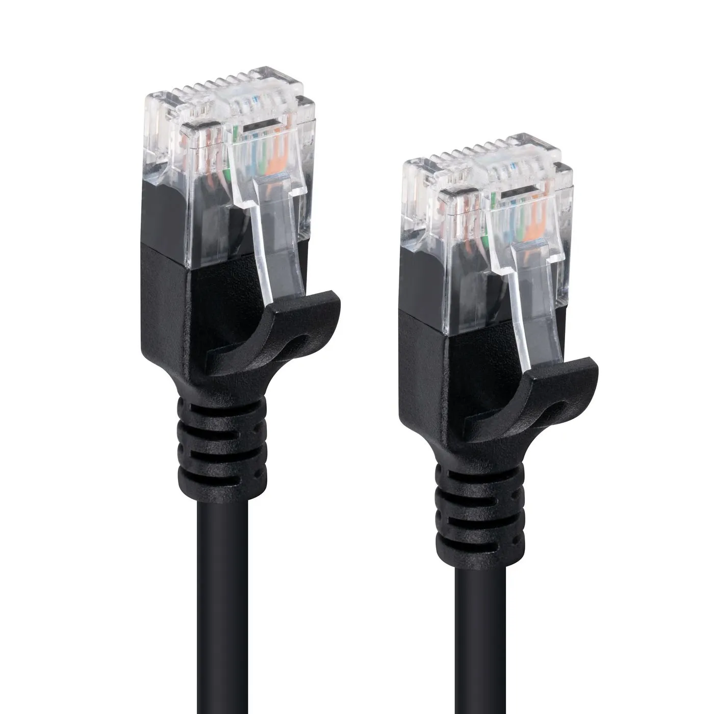 MicroConnect Cat6a U/UTP RJ45 1.5m Network Cable, Black