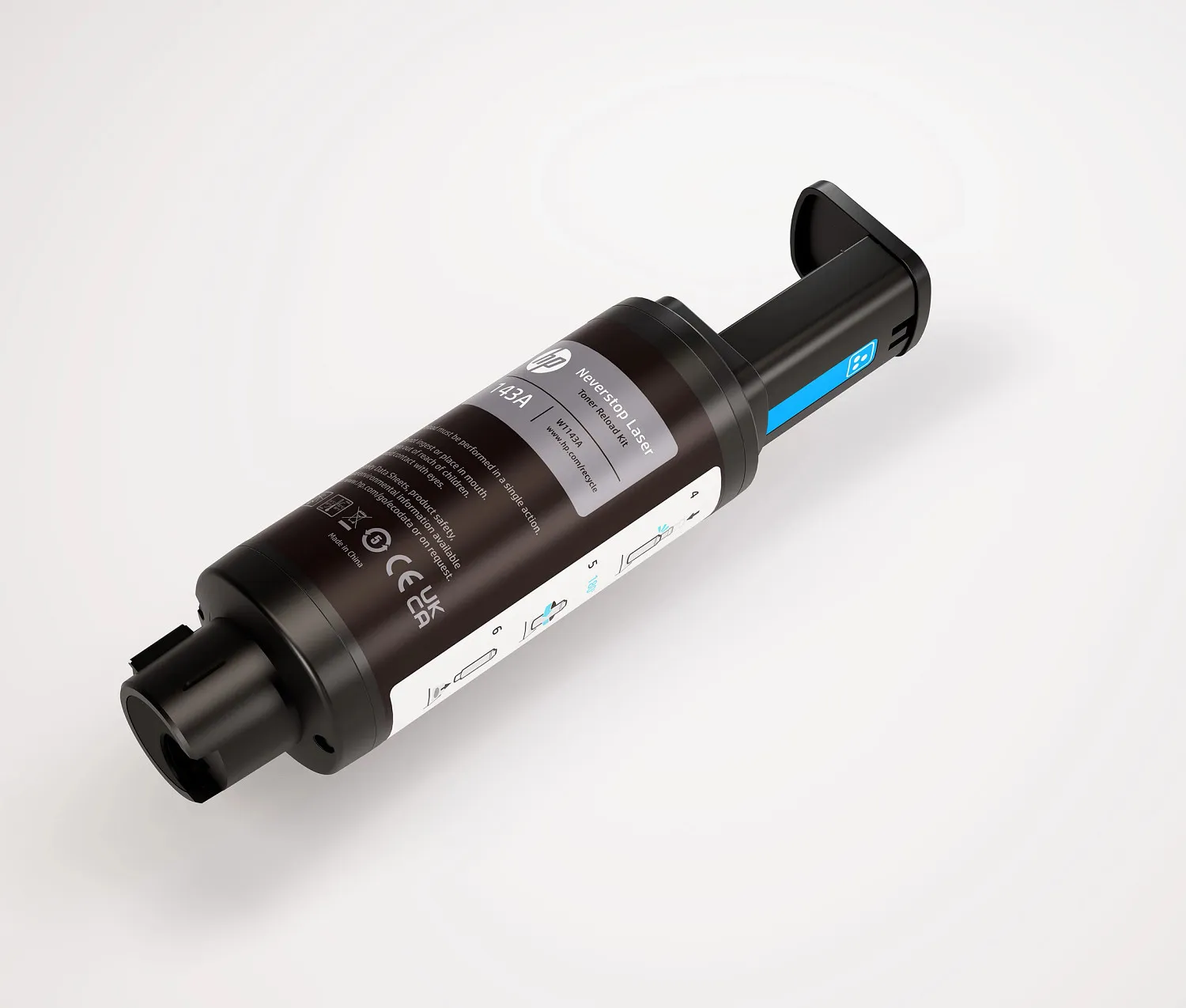 HP 143A lasertoner kit, svart