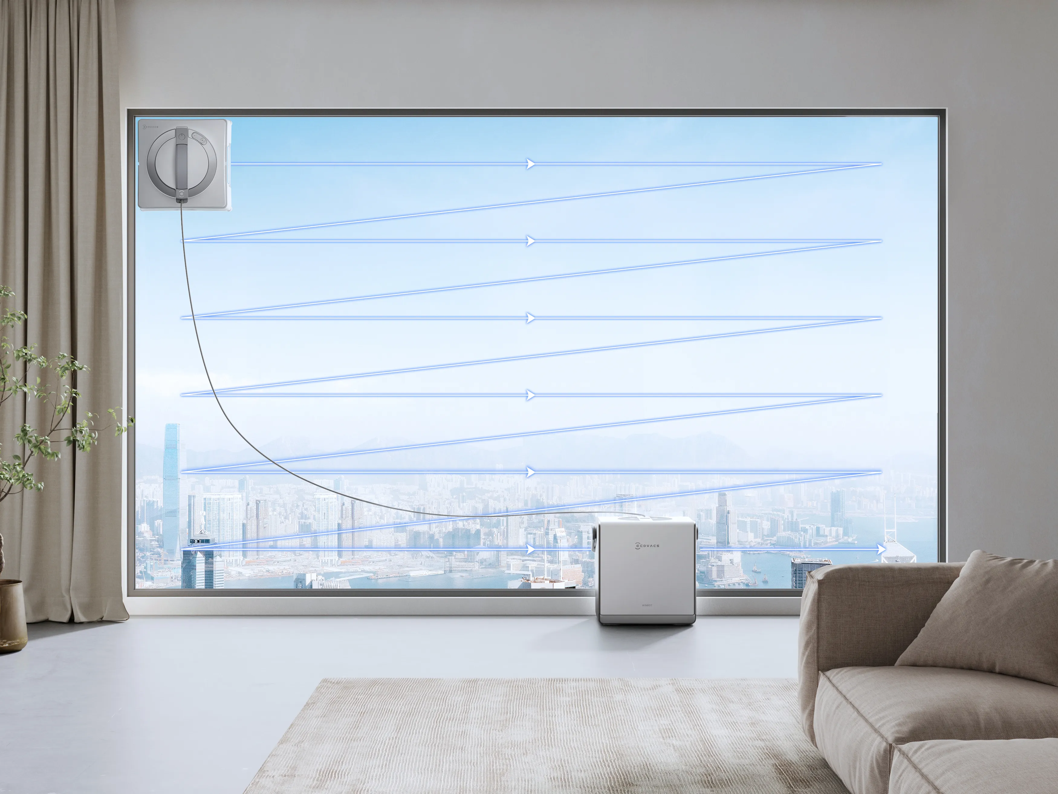 ECOVACS WINBOT W2 PRO OMNI f&ouml;nsterputsrobot
