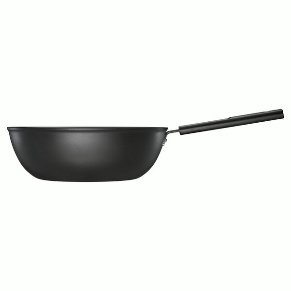 Fiskars Hard Face Wokpanna 28 cm 4,5 L svart