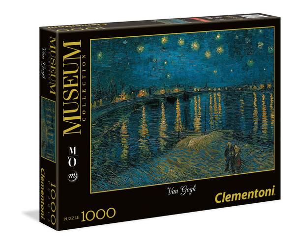 Clementoni  Museum Collection - Van Gogh Starry Night Over the Rhone -palapeli, 1000 palaa