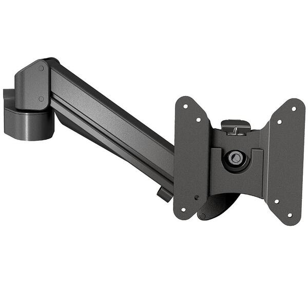 Forming Function Elevate 55 Monitor Arm, for 1 monitor, with gas spring, 8kg, rail-mounted, Black