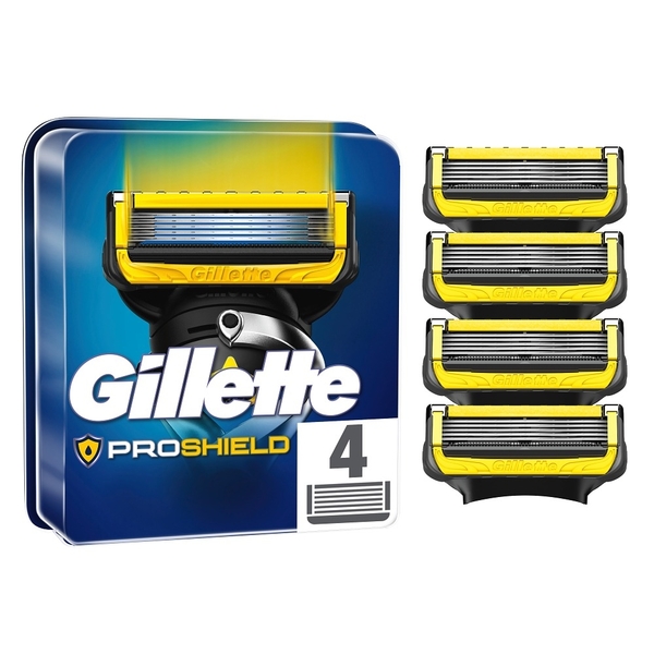 Gillette Proshield Manual 4 kpl ter&auml;pakkaus.