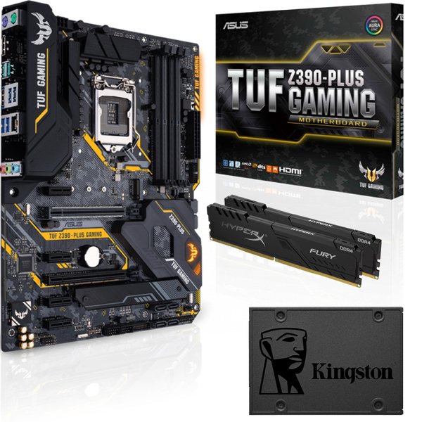 Bundle Asus TUF Z390-PLUS GAMING + Kingston 16GB 3200MHz DDR4 CL15 + Kingston 480GB A400 SSD