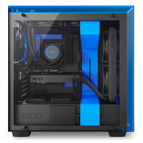 NZXT H700 - Matte Black/Blue