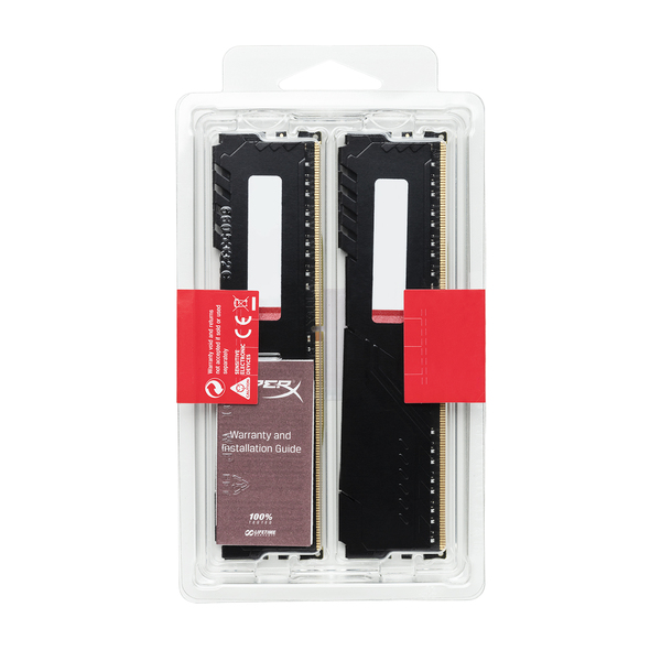 Kingston 16 GB (2 x 8 GB) HyperX Fury, DDR4 3466 MHz - memory, black