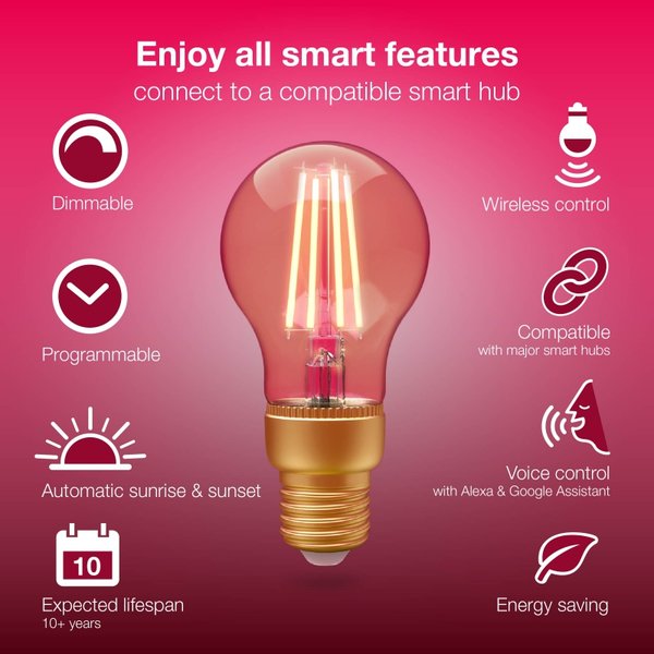 INNR Lighting 1x E27 Smart Filament Bulb
