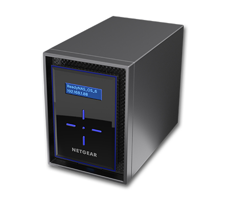 NETGEAR ReadyNAS 422 - NAS-palvelin - 2 telineet - RAID 0, 1, 5, 6, 10, JBOD - Gigabit Ethernet - iSCSI